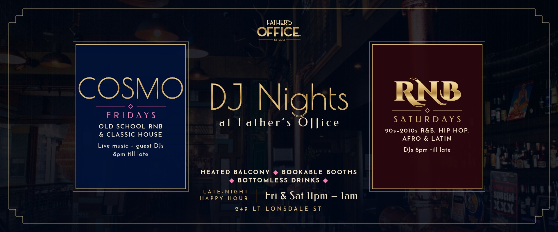 DJ Nights at Father's Office QV